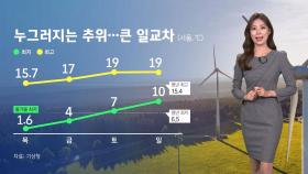 [날씨] 겨울 길목 들어서는 '입동'…내일 기온 살짝 올라