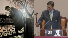 '담 넘은' 국회의장…