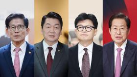 김문수·안철수·한동훈·홍준표…국민의힘 경선 '4강' 확정