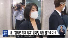 檢, '정의연 회계 의혹' 윤미향 의원 불구속 기소