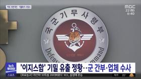'이지스함' 기밀 유출 정황…군 간부·업체 수사
