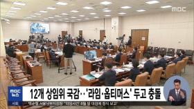 12개 상임위 국감…'라임·옵티머스' 두고 충돌