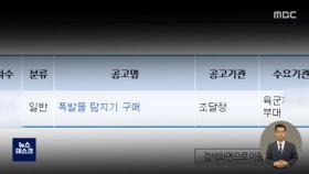 마사지업체가 초음파탐상기?…'로또' 된 군수품 입찰