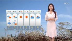 [날씨] 내일 스모그 유입…영동 북부 비·눈