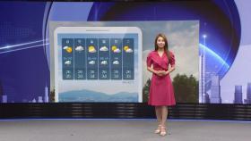 [날씨] 서울 34도, 3주째 폭염...내륙 곳곳 국지적 소나기