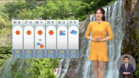 [날씨] '서울 37도' 폭염 기승…일부 지역 소나기