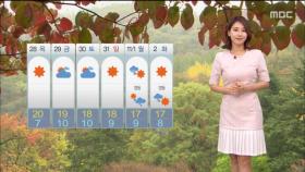 [날씨] 올가을 첫 미세먼지 유입‥내일 쾌청한 가을