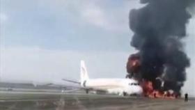 [World Now_영상] 중국 충칭 공항서 이륙하던 여객기서 불‥탑승객 전원 대피