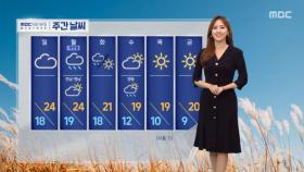 [날씨] 주말 서쪽 공기 탁해‥다음 주 중부·전북 비, 전국 확대