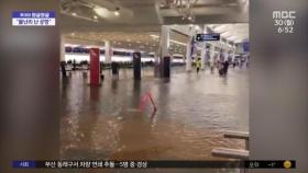[와글와글] 기록적 폭우에 오클랜드 공항에 물난리