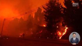 하늘이 온통 붉은빛‥칠레 산불로 20여 명 사망