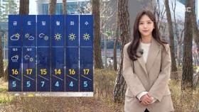 [날씨] 황사·미세먼지로 탁한 공기‥비, 오후 중으로 그쳐