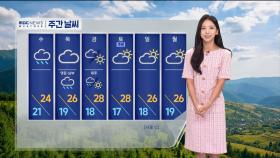 [날씨] 소나기 조심‥모레 전국 비 내리며 늦더위 주춤