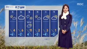 [날씨] 주말, 추위 절정‥동해안 대기 건조·바람도 강해