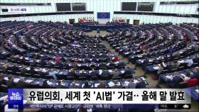 [이 시각 세계] 유럽의회, 세계 첫 'AI법' 가결‥올해 말 발효