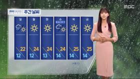 [날씨] 주말, 전국 비바람‥남해안·제주 많은 비