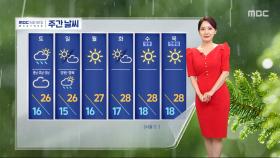 [날씨] 다시 맑은 하늘, 서울 낮 26도‥늦은 밤 경기부터 비