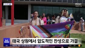[이 시각 세계] 태국, 동남아 최초로 동성결혼 허용
