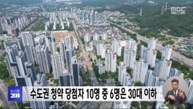 수도권 청약 당첨자 10명 중 6명은 30대 이하