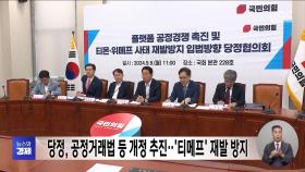 당정, 공정거래법 등 개정 추진‥'티메프' 재발 방지