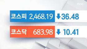 오늘의 증시