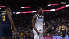 [스포츠 영상] NBA 에드워즈 환상 개인기‥'춤추듯 돌파!'