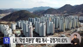 LH, '악성 미분양' 매입 개시‥감정가의 83%