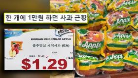 [와글와글] '3천 원' 충주 사과, 미국에선 1,700원대?