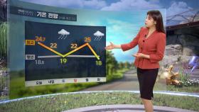 [날씨] 내일 경상권 30도 육박‥주말 전국 비