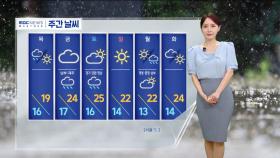 [날씨] 낮더위 계속, 일교차 커‥내일 전국 차츰 비