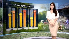 [날씨] 휴일, 맑고 남부 초여름‥오후 곳곳 소나기