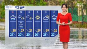 [날씨] 전국 차츰 비, 남해안 호우‥밤부터 내일 오전 사이 강한 비 집중