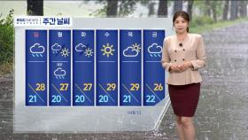 [날씨] 오늘 밤~내일 오전 호우‥전국 차츰 비, 남해안 호우