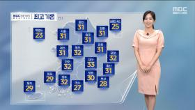 [날씨] 구름 사이 강한 햇살‥내일 맑고 더 더워