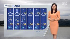 [날씨] 밤까지 중북부 비‥전국 무더위, 온열질환 주의!
