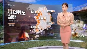 [날씨] 밤무더위 계속‥휴일 더 덥다