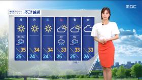 [날씨] 서쪽 폭염 극심…주 후반까지 고온 지속될 듯