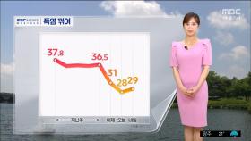 [날씨] 비 얼마나 더 오나?‥폭염 꺾여