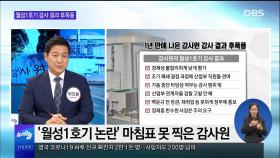 [OBS 뉴스오늘 1] 월성1호기 '반쪽 감사'…정치권 후폭풍
