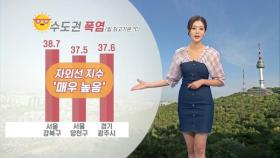 수도권 불볕더위…중부내륙 소나기