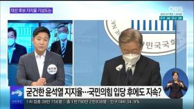 [OBS 뉴스오늘 1] 대선 후보 지지율 기상도는