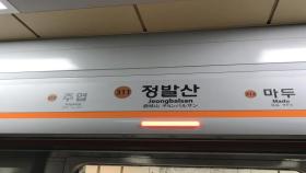 3호선 정발산역서 50대 작업자 열차에 치여 후송