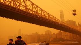 캐나다 산불 여파 지속…뉴욕 공기질 최악 기록