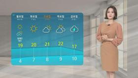 [날씨] 곳곳 천둥·번개 동반 비…강원 산지 '눈 펑펑'