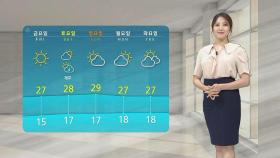 [날씨] 내일 전국 곳곳 빗방울…미세먼지 걱정 없어요