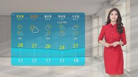 [날씨] 전국 초여름 더위 '광주 29도'…