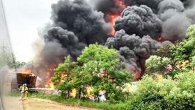'원주 공장 화재' 인명피해 없이 큰 불길 잡았다