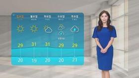 [날씨] '서울 31도' 올 들어 가장 덥다…내륙 소나기
