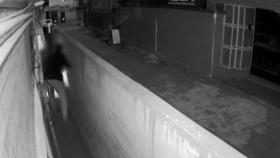 [영상] 담장 넘어 욕실 창문에 휴대폰 쓱…CCTV 잡혀