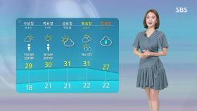 [날씨] '서울 24도' 낮 동안 선선해요…남해안 밤까지 비